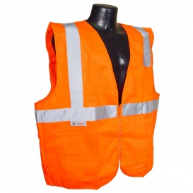 Economy Type R Class 2 Safety Vest with Zipper Closure - Hi-Viz Apparel
